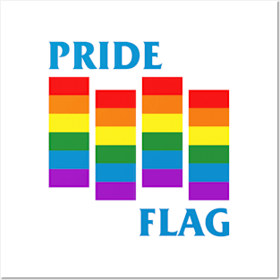 Pride Flag Posters and Art